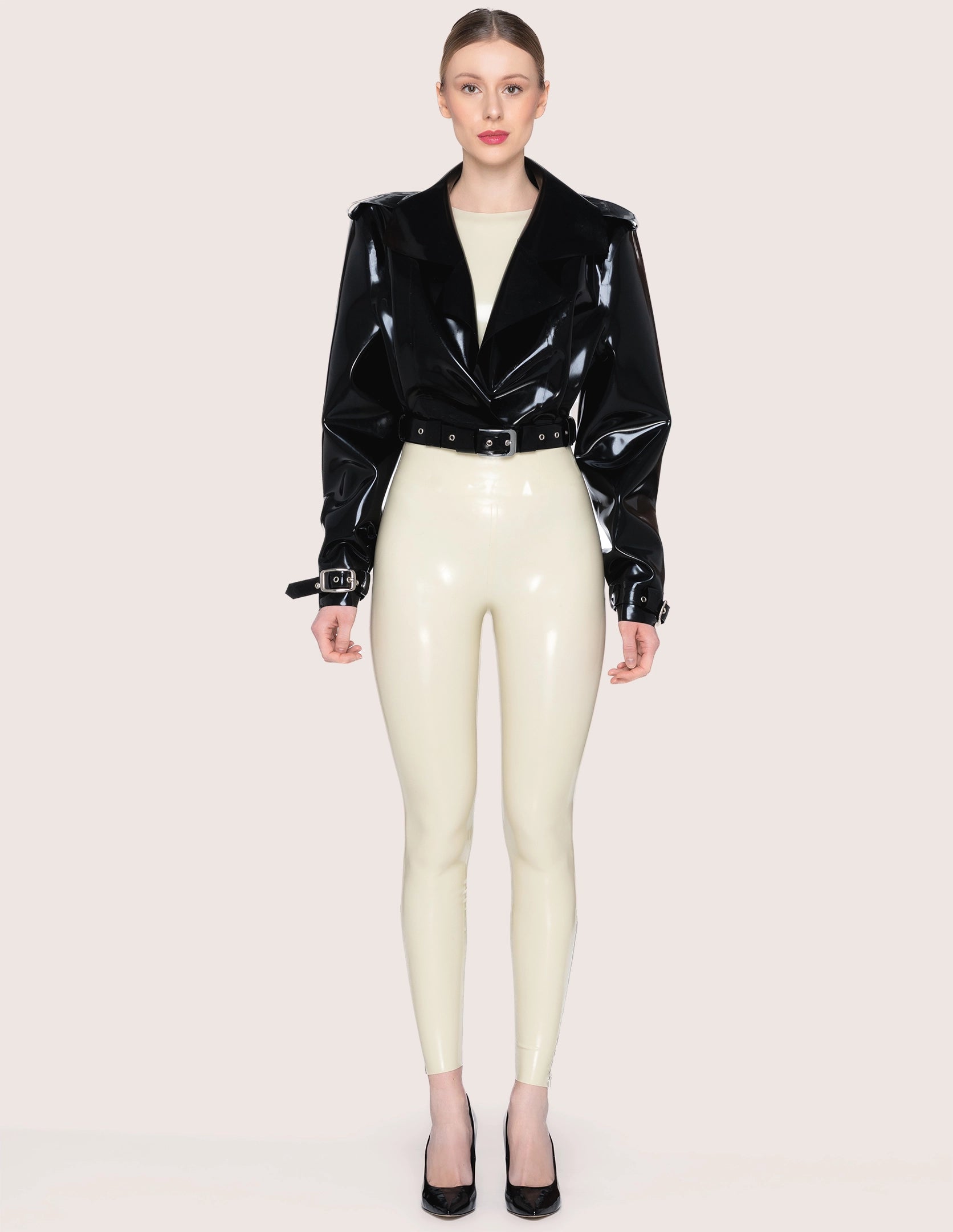 KURZE LATEX JACKE