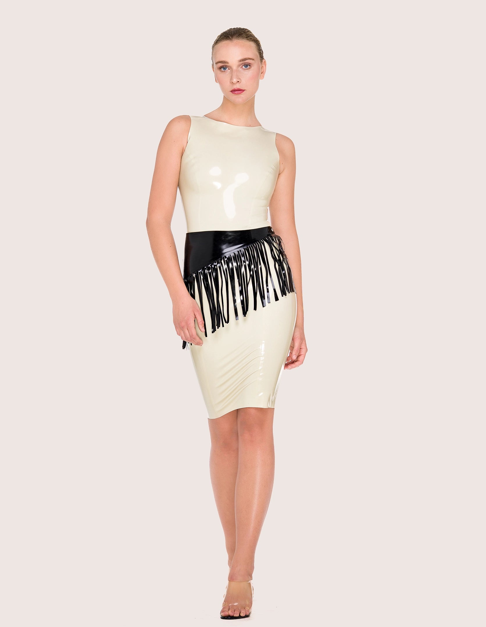 EPIC LATEX FRINGE HIP WRAP