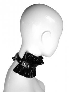 LATEX Ruffle collar