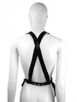 LATEX ruffled apron