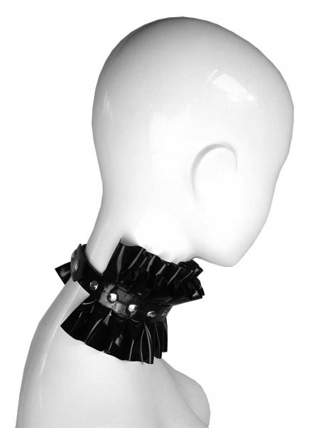 LATEX Ruffle collar