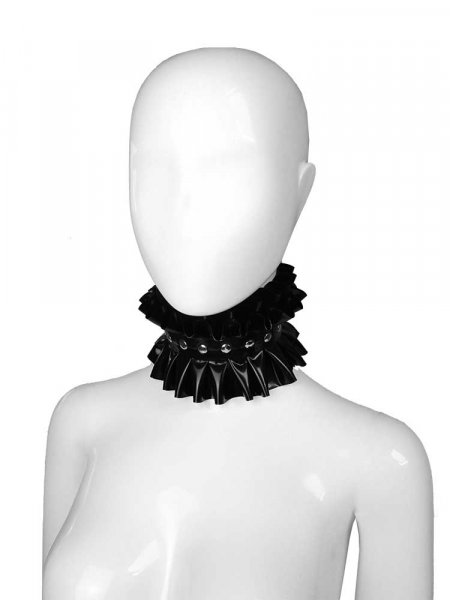 LATEX Ruffle collar